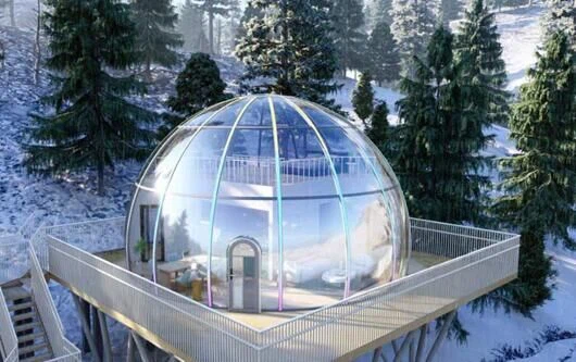 НА ОТВОРЕНОМ Старри Ски Доме Хоусе